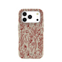 London Fog Crimson Bouquet iPhone 17 Pro Case