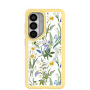 Clear Daffodil Bouquet Samsung Galaxy S26 Case With Sunbeam Ridge (Magnetic Charging included)