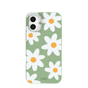 Sage Green Daisy iPhone 16 Plus Case