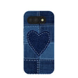 Powder Blue Denim Heart Google Pixel 10a Case