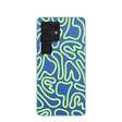 Electric Blue Dizzy Dreams Samsung Galaxy S25 Ultra Case