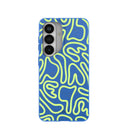 Electric Blue Dizzy Dreams Samsung Galaxy S26 Case