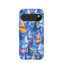 Electric Blue Dockside Dreams Google Pixel 10/10 Pro Case