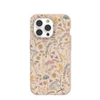 Seashell Dusty Petals iPhone 14 Pro Case