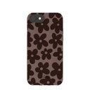 Chocolate Brown Earthy Blooms iPhone 6/6s/7/8/SE Case