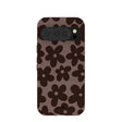 Chocolate Brown Earthy Blooms Google Pixel 10/10 Pro Case