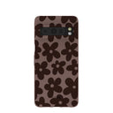Chocolate Brown Earthy Blooms Google Pixel 8 Pro Case