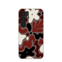 Chocolate Brown Earthy Curves Samsung Galaxy S25 Case
