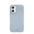 Powder Blue Ebb and Flow iPhone 16 Case