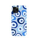 Powder Blue Evil Eye iPhone 12 Pro Max Case