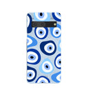 Powder Blue Evil Eye Google Pixel 7 Case