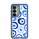 Clear Evil Eye Samsung Galaxy S26 Case With True Blue Ridge (Magnetic Charging included)