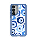 Clear Evil Eye Samsung Galaxy S26+(Plus) Case With True Blue Ridge (Magnetic Charging included)