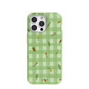 Sage Green Fall Gingham iPhone 15 Pro Max Case