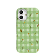 Sage Green Fall Gingham iPhone 16 Case