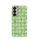 Sage Green Fall Gingham Samsung Galaxy S26+(Plus) Case