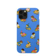 Electric Blue Fancy Frogs iPhone 12 Pro Max Case