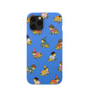Electric Blue Fancy Frogs iPhone 12 Pro Max Case