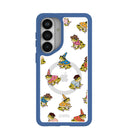 Clear Fancy Frogs Samsung Galaxy S26+(Plus) Case With True Blue Ridge (Magnetic Charging included)