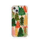 Seashell Festive Trees iPhone 14 Plus Case