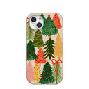 Seashell Festive Trees iPhone 15 Case