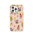 Seashell Flower Cats iPhone 14 Pro Case