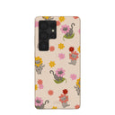 Seashell Flower Cats Samsung Galaxy S25 Ultra Case
