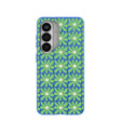 Electric Blue Flower Child Samsung Galaxy S26 Case