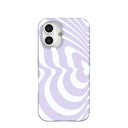 Lavender Flutter Left iPhone 16 Case