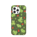 Forest Floor Frog Folk iPhone 14 Pro Case