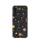 Black Galactic Glow Samsung Galaxy S22 Case