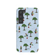 Powder Blue Gardening Girl Samsung Galaxy S23 Case