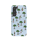 Powder Blue Gardening Girl Samsung Galaxy S23 Case