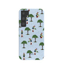 Powder Blue Gardening Girl Samsung Galaxy S24+(Plus) Case