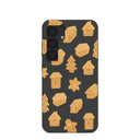 Black Gingerbread Dreams Samsung Galaxy S25 Case