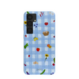 Powder Blue Gingham Farmhouse Samsung Galaxy S25+(Plus) Case