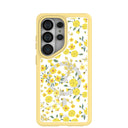 Clear Golden Bloom Samsung Galaxy S26 Ultra Case With Sunbeam Ridge (Magnetic Charging included)