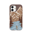Chocolate Brown Gone Fishing iPhone 17 Case