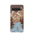 Chocolate Brown Gone Fishing Google Pixel 8 Pro Case
