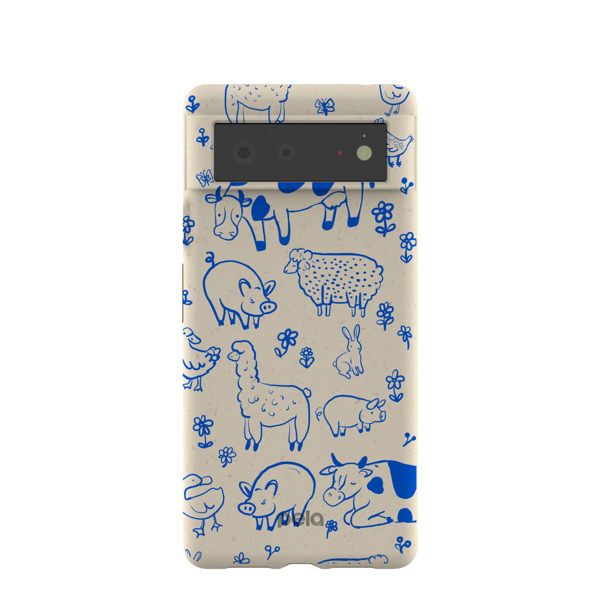 London Fog Happy Farmyard Google Pixel 6 Case Pela Case