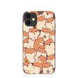 Chocolate Brown Happy Hamsters iPhone 11 Case