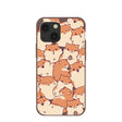 Chocolate Brown Happy Hamsters iPhone 13 Mini Case
