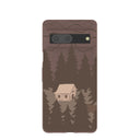 Chocolate Brown Hidden Cabin Google Pixel 7 Case
