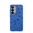 Electric Blue Hockey Postage Samsung Galaxy S26 Case