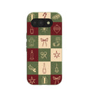 Forest Floor Holiday Squares Google Pixel 10a Case