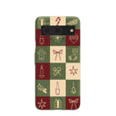 Forest Floor Holiday Squares Google Pixel 8 Case