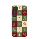 Forest Floor Holiday Squares Samsung Galaxy S24 Case