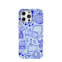 Powder Blue Home for Midnight iPhone 16 Pro Max Case
