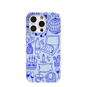Powder Blue Home for Midnight iPhone 16 Pro Case