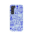 Powder Blue Home for Midnight Samsung Galaxy S23 Case
